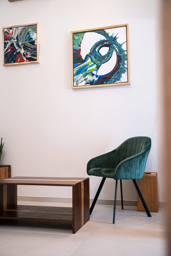Table Basse Essence Kotibé et Chêne